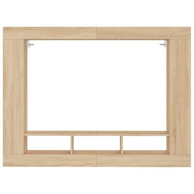 vidaXL tv-møbel 152x22x113 cm konstrueret træ sonoma-eg