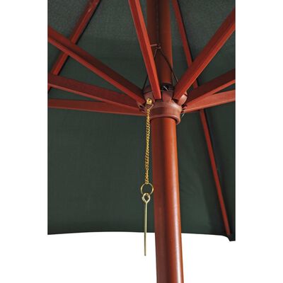 vidaXL parasol 258 cm grøn