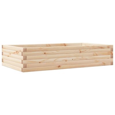 vidaXL plantekasse 110x60x23 cm massivt fyrretræ