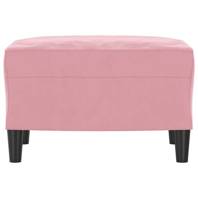 vidaXL fodskammel 60x50x41 cm velour pink