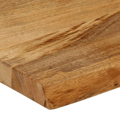 vidaXL bordplade 110x40x2,5 cm naturlig kant massivt mangotræ