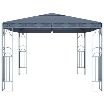 vidaXL pavillon 400 x 300 cm antracitgrå