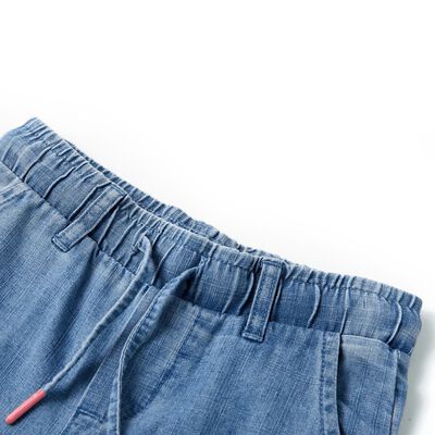 Shorts til børn str. 92 denimblå