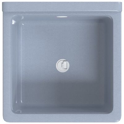 vidaXL håndvask 40x40x24 cm væghængt resin grå