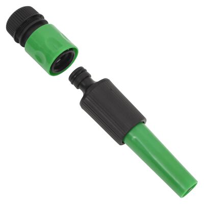 vidaXL haveslange med tilbehørssæt 0,75" 10 m PVC grøn