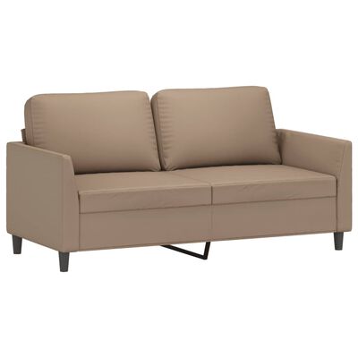 vidaXL 2-personers sofa 140 cm kunstlæder cappuccino