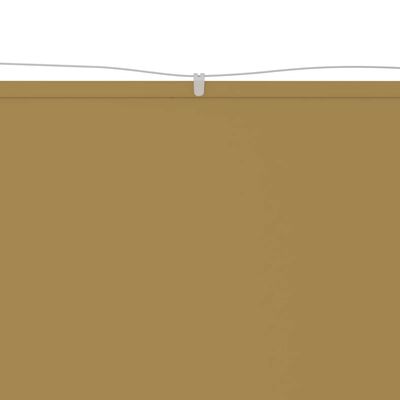 vidaXL lodret markise 180x360 cm oxfordstof beige