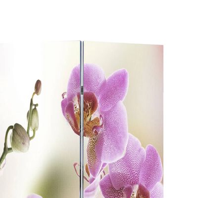 vidaXL foldbar rumdeler 217 x 170 blomstermotiv