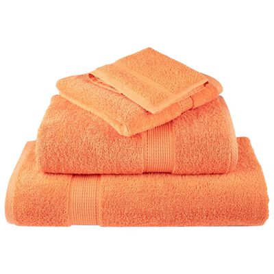 vidaXL håndklæder SOLUND 2 stk. Premium 30x30 cm 600 g/m2 orange