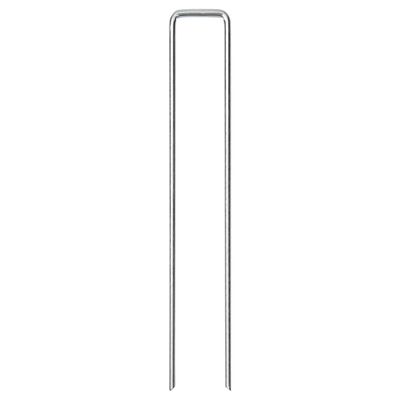 vidaXL jordpløkker 25 stk. U-facon 20x3,5 cm galvaniseret stål