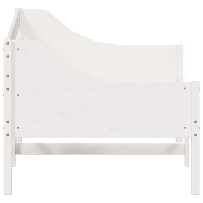 vidaXL daybed uden madras 90x200 cm massivt fyrretræ hvid