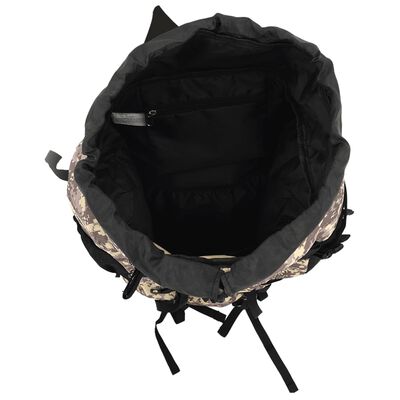 vidaXL vandretaske 60 l camouflage oxfordstof brun