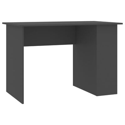 vidaXL skrivebord 110x60x73 cm konstrueret træ grå