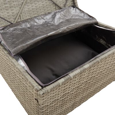 vidaXL midtermoduler til havesofa 6 stk. 57x57x56 cm polyrattan grå