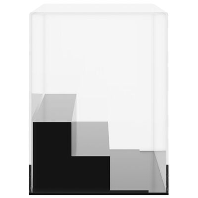 vidaXL montre 25x12x16 cm akryl transparent