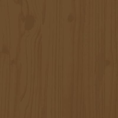 vidaXL hjørnemodul til sofa massivt fyrretræ gyldenbrun