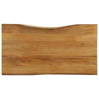 vidaXL bordplade 120x60x3,8 cm naturlig kant massivt mangotræ