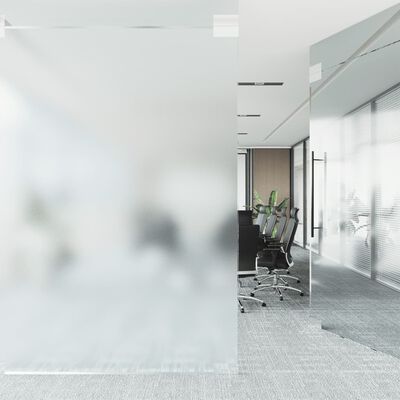 vidaXL vinduesfolie 90x2000 cm statisk PVC matteret transparent grå