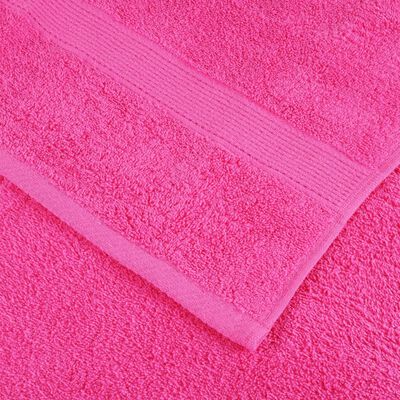 vidaXL saunahåndklæder SOLUND 10 stk. Premium 80x200 cm 600 g/m2 pink