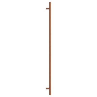 vidaXL skabshåndtag 5 stk. 480 mm rustfrit stål bronzefarvet