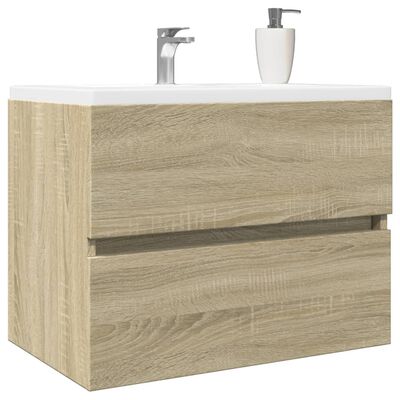 vidaXL vaskeskab 60x38,5x45 cm konstrueret træ sonoma-eg