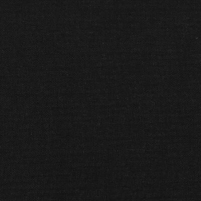 vidaXL sengegavl med kanter 93x16x78/88 cm stof sort
