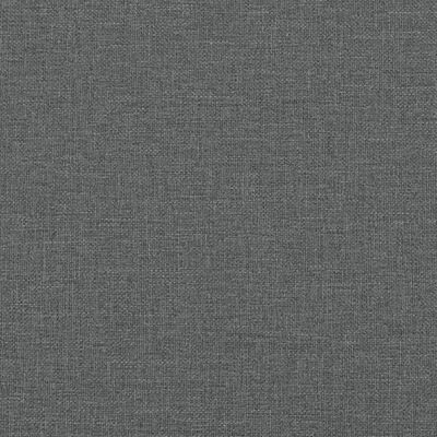 vidaXL L-formet sovesofa 255x140x70 cm stof mørkegrå