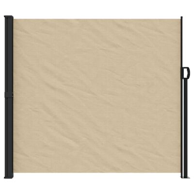 vidaXL sammenrullelig sidemarkise 180x300 cm beige