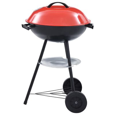 vidaXL kulgrill med hjul str. XXL transportabel 44 cm