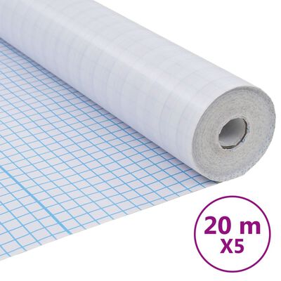 vidaXL vinduesfolie stribet PVC matteret