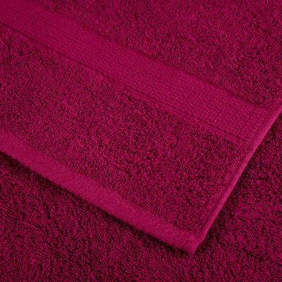 vidaXL håndklæder SOLUND 4 stk. Premium 30x30 cm 600 g/m2 bordeaux