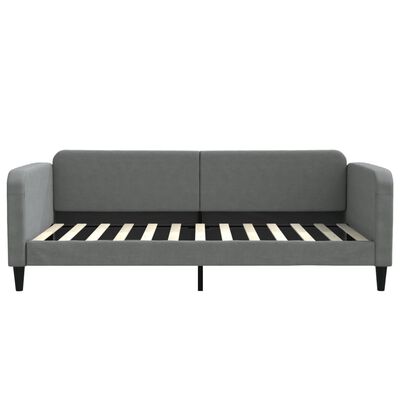 vidaXL daybed med madras 100x200 cm stof mørkegrå