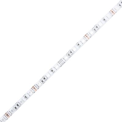 vidaXL sengegavl m. opbevaring og LED-lys 160x16,5x103,5 cm grå sonoma