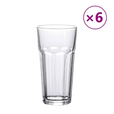 vidaXL ølglas 6 stk. 475 ml