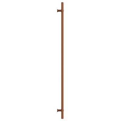 vidaXL skabshåndtag 10 stk. 480 mm rustfrit stål bronzefarvet