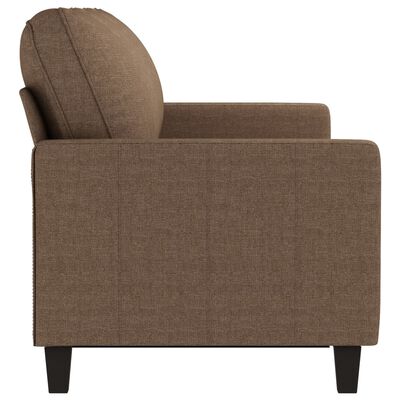 vidaXL 3-personers sofa 180 cm stof brun