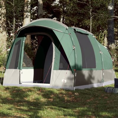 vidaXL 3-personers campingtelt vandtæt grøn