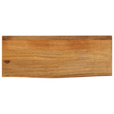 vidaXL bordplade 80x40x2,5 cm naturlig kant massivt mangotræ