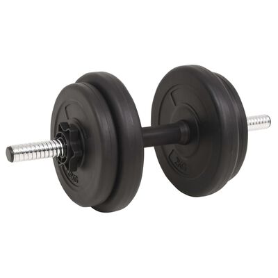 vidaXL vægtstangs- og håndvægtssæt 30 kg