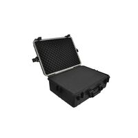 vidaXL hard-case transporttaske med skum 35 L sort