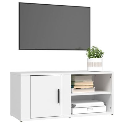 vidaXL tv-borde 2 stk. 80x31,5x36 cm konstrueret træ hvid