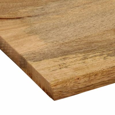 vidaXL bordplade 100x80x3,8 cm naturlig kant massivt mangotræ