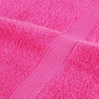 vidaXL håndklæder SOLUND 2 stk. Premium 30x30 cm 600 g/m2 pink