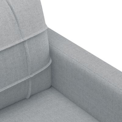 vidaXL 3-personers sofa 180 cm stof lysegrå