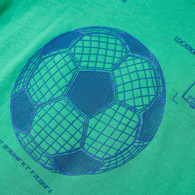 T-shirt til børn str. 92 grøn