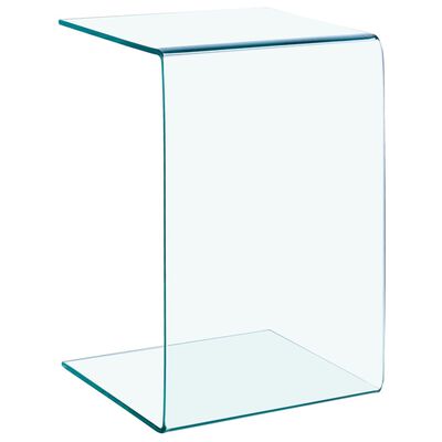 vidaXL sidebord 40x40x60 cm hærdet glas