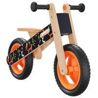 vidaXL løbecykel til børn print orange