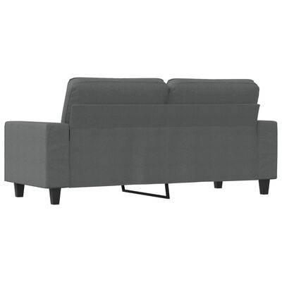 vidaXL 2-personers sofa 140 cm stof mørkegrå