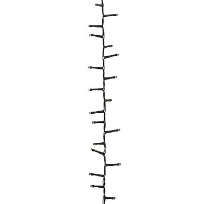 vidaXL kompakt LED-lyskæde 1000 LED'er 25 m PVC flerfarvet lys