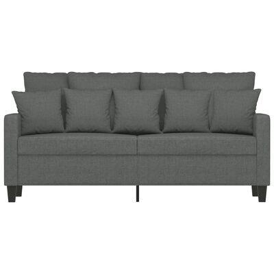 vidaXL 2-personers sofa 140 cm stof mørkegrå